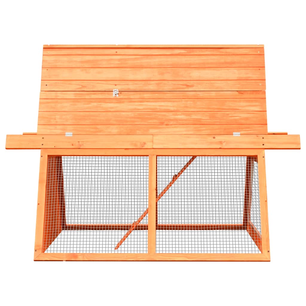 Rabbit Hutch Solid Pine & Fir Wood M