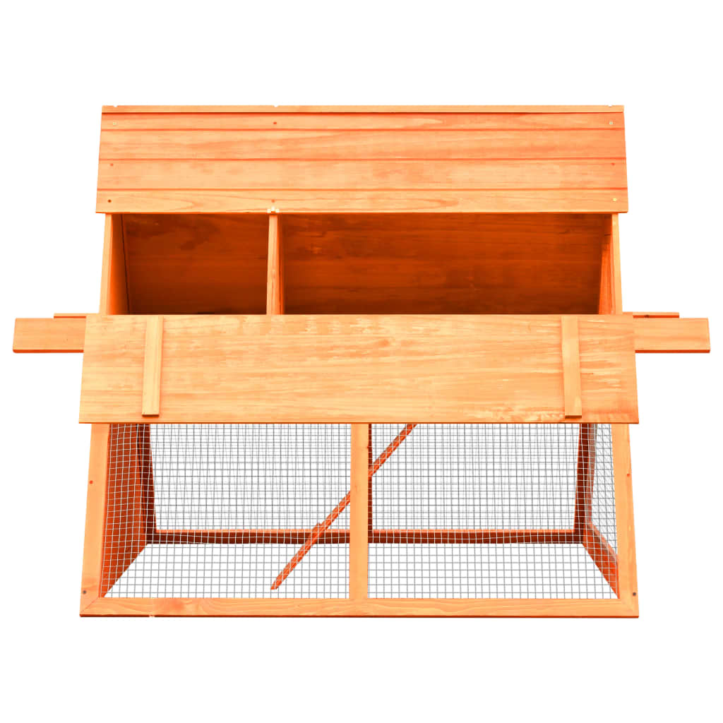 Rabbit Hutch Solid Pine & Fir Wood M