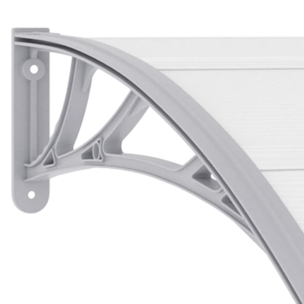 Door Canopy - Grey  Plastic