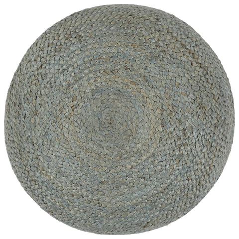 Handmade Pouffe Olive Green  Jute