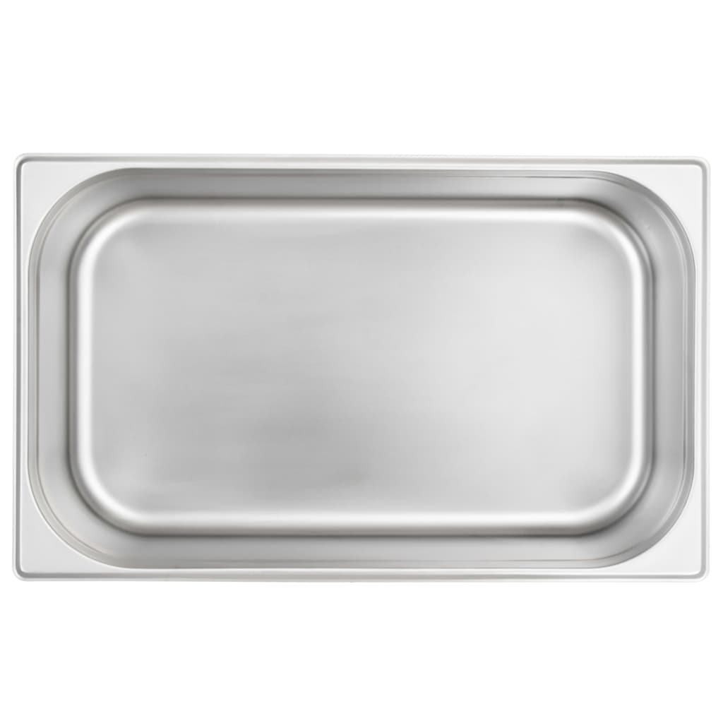 Gastronorm Containers 2 pcs GN 1/1 150 mm Stainless Steel