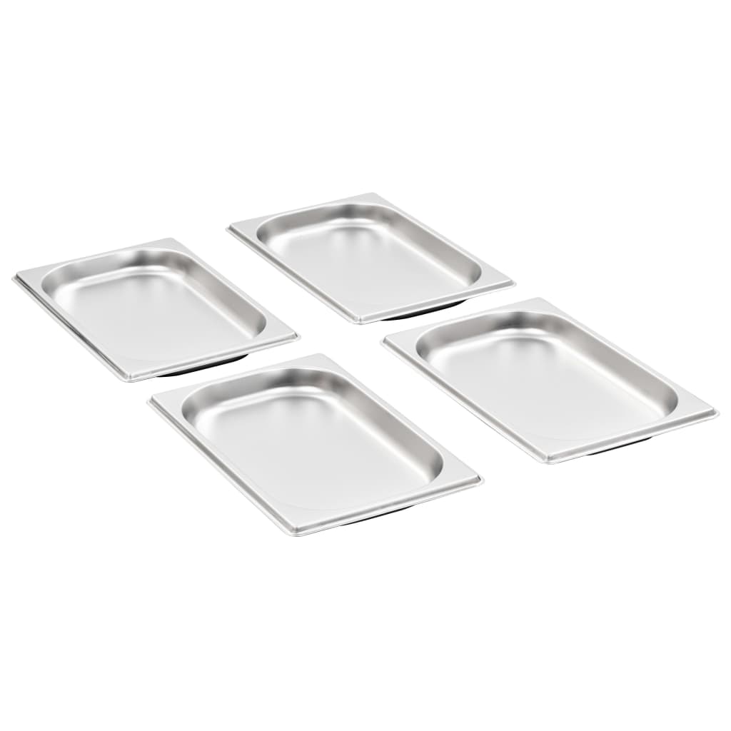 Gastronorm Containers 12 pcs GN 1/4 20 mm Stainless Steel