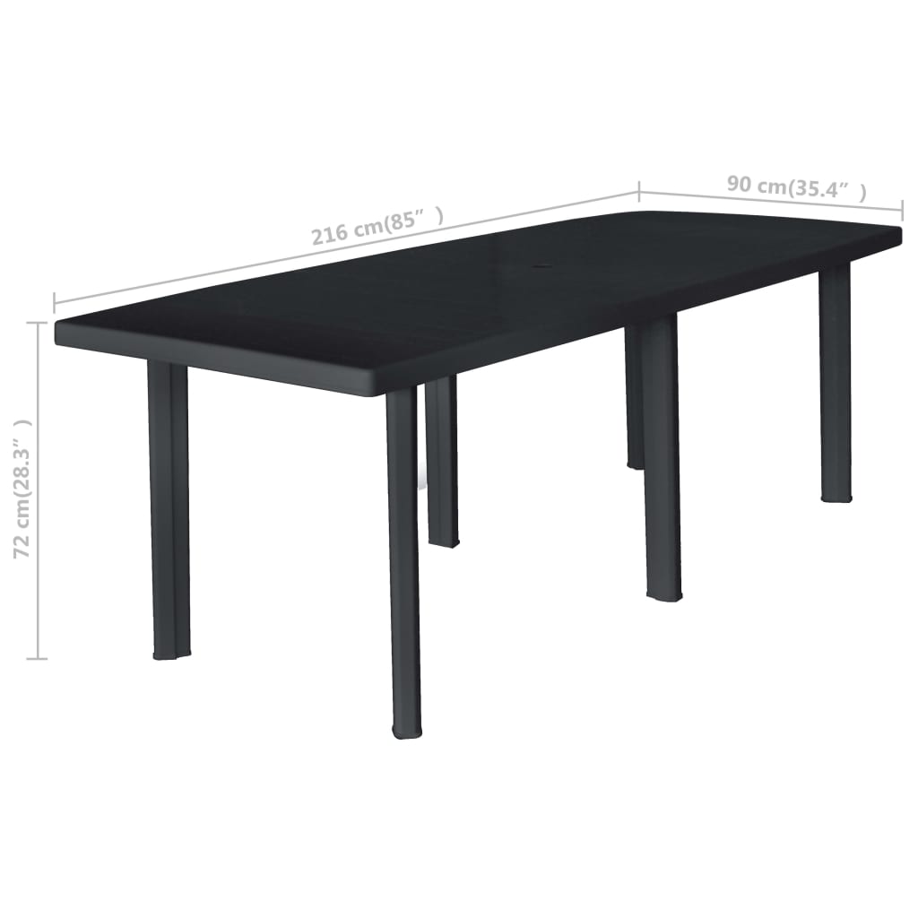 Garden Table Anthracite