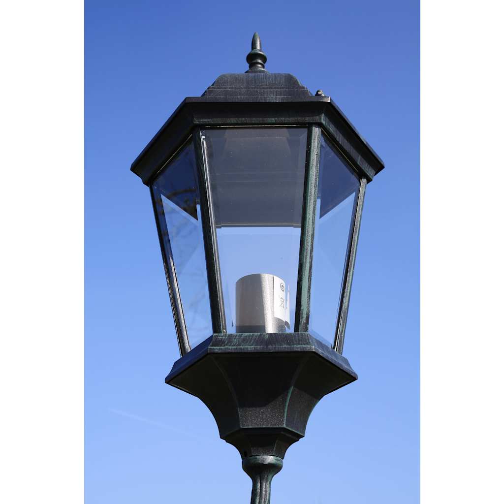 Brighton Garden Light Post 3-arms 230 cm Dark Green/Black