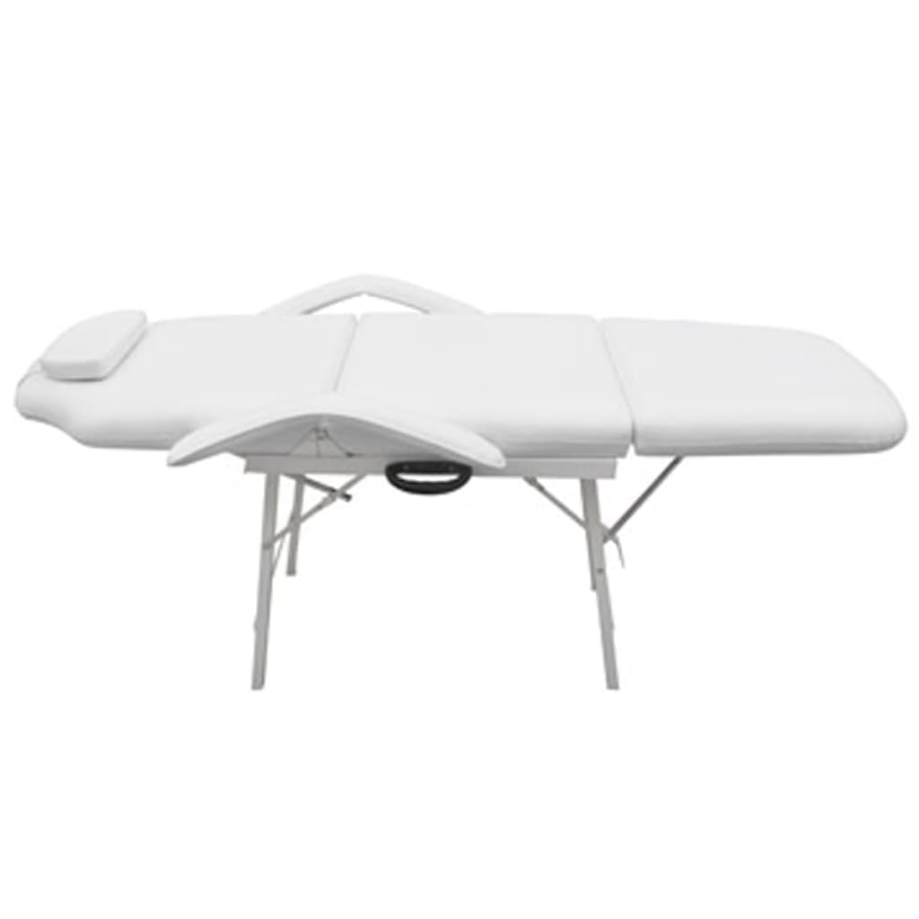 Treatment chair adjustable back- and footrest white