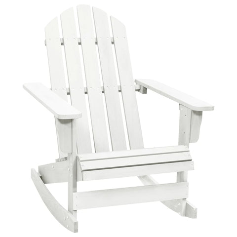 Garden Rocking Chair Wood White