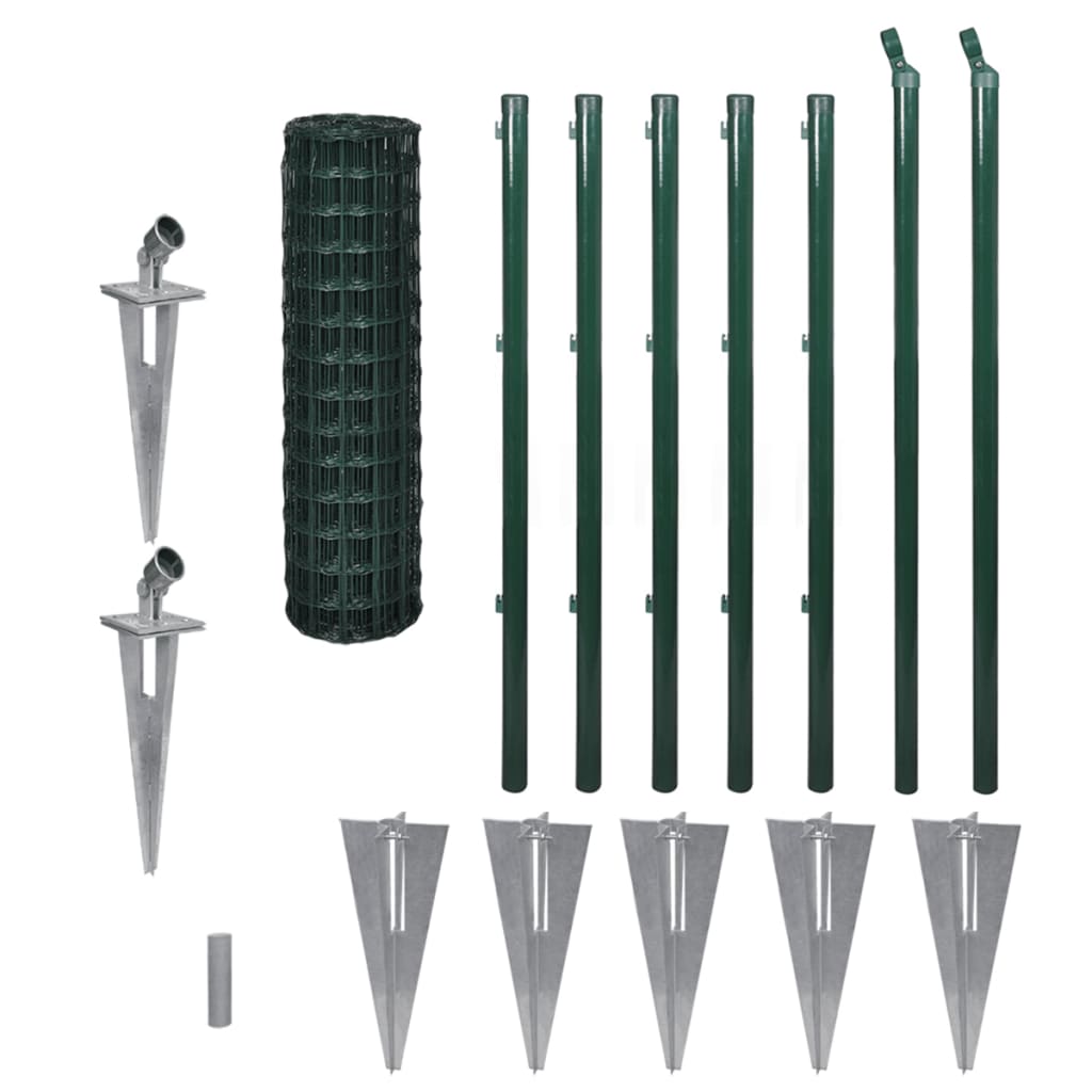 Euro Fence Steel Green M