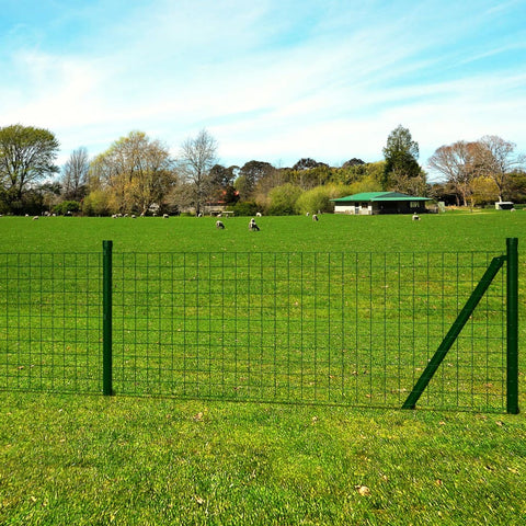 Euro Fence Steel Colour Green