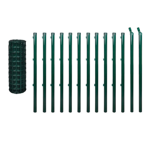 Euro Fence Steel- Colour Green