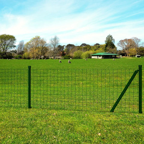 Euro Fence Steel- Colour Green