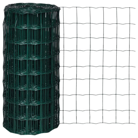 Euro Fence Steel   Green