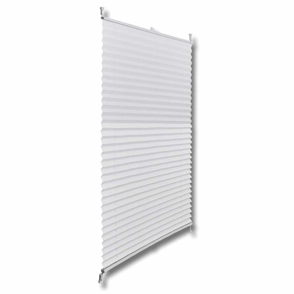 Plisse Blind White Pleated Blind SM