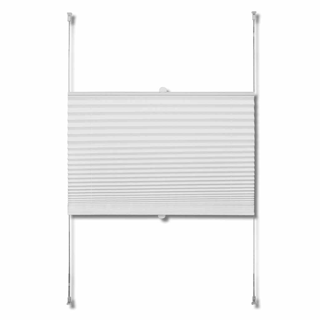 Plisse Blind White Pleated Blind SM