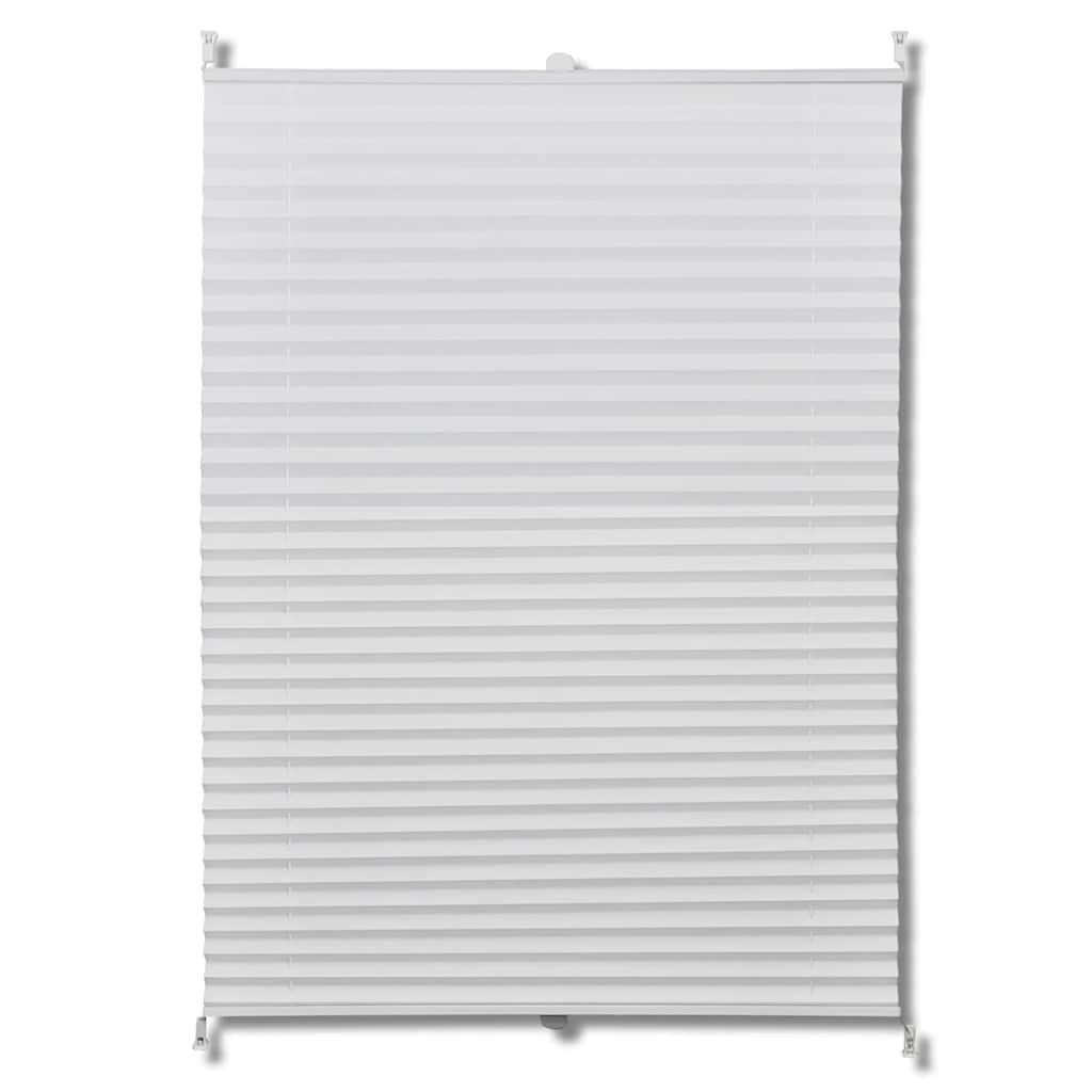 Plisse Blind White Pleated Blind ML