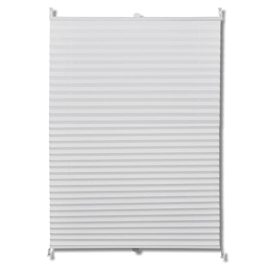 Plisse Blind  White Pleated Blind XL