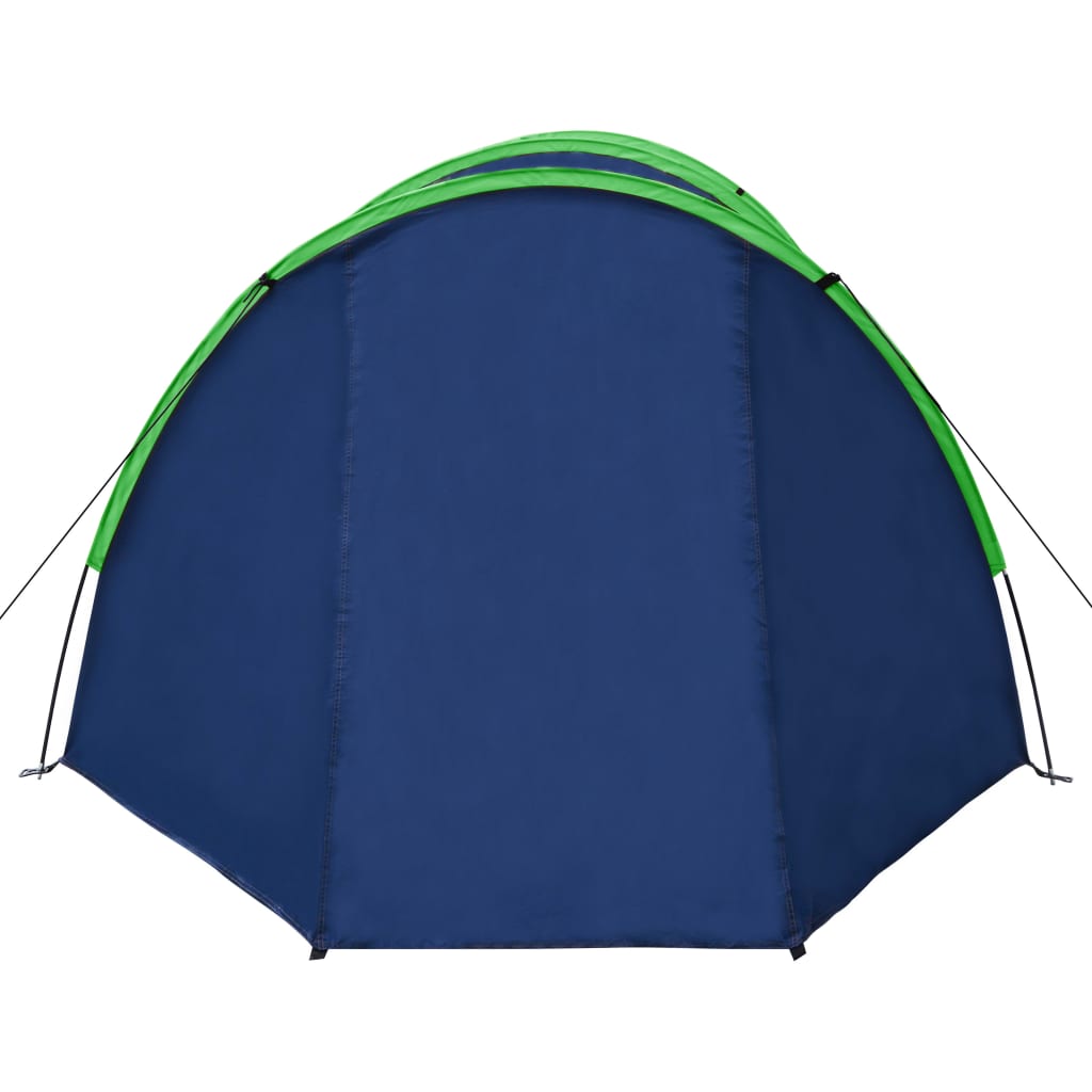 Camping Tent 4 Persons Navy Blue/Green