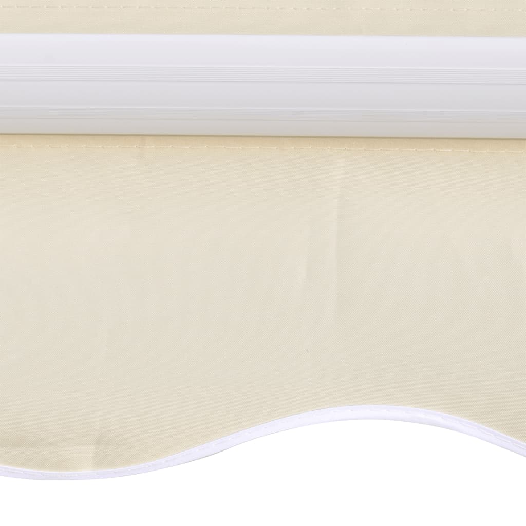 Awning Top Sunshade Canvas Cream S