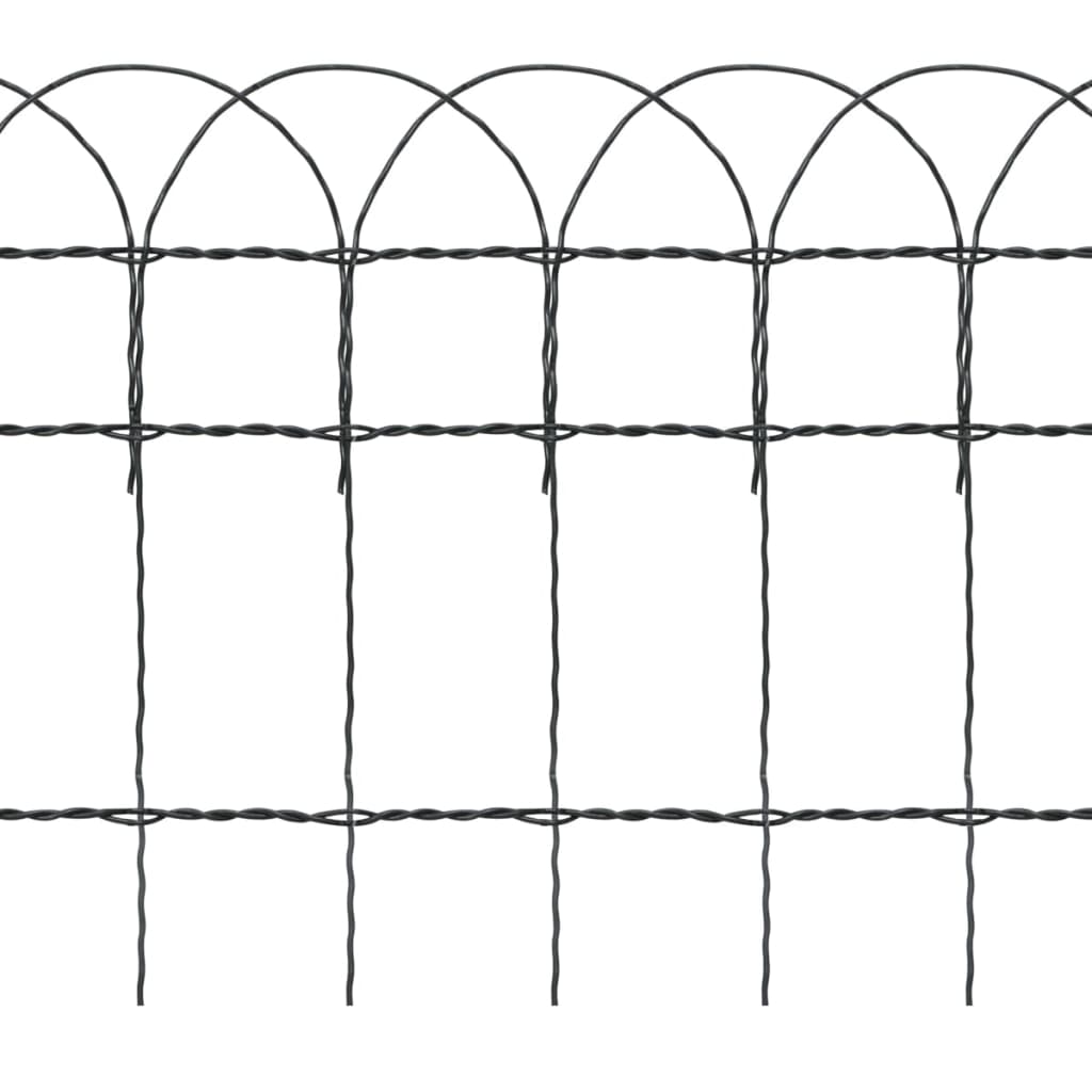 Garden Border Fence Powder-coated Iron S