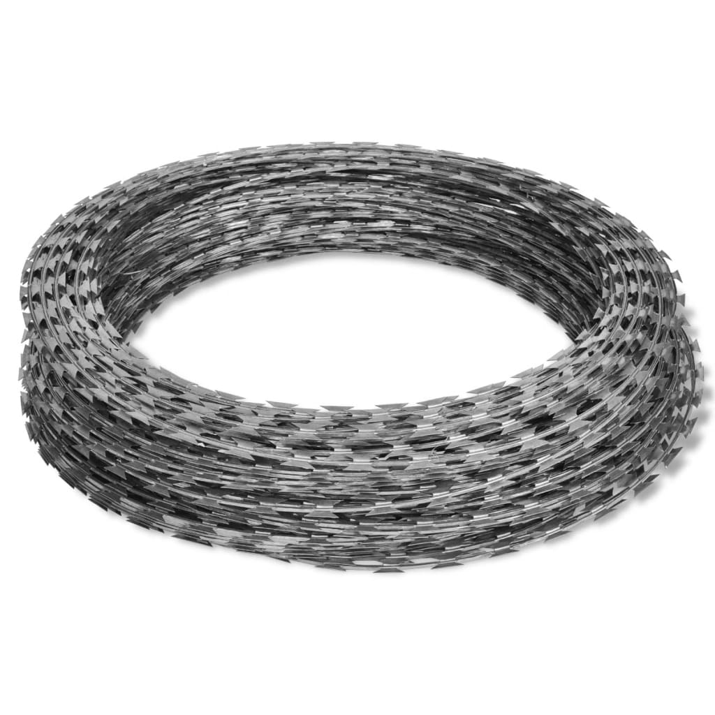 NATO Razor Wire Helical Wire Roll Galvanised Steel 100 m