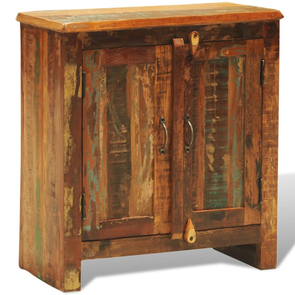 Reclaimed Cabinet Solid Wood with 2 Doors Vintage