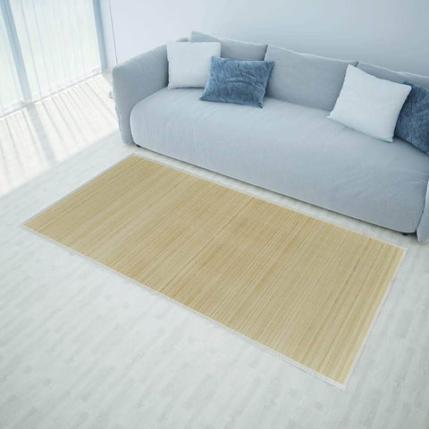 Rectangular Natural Baboo Rug  M