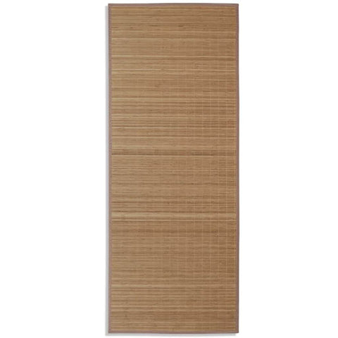 Rectangular Brown Baboo Rug S