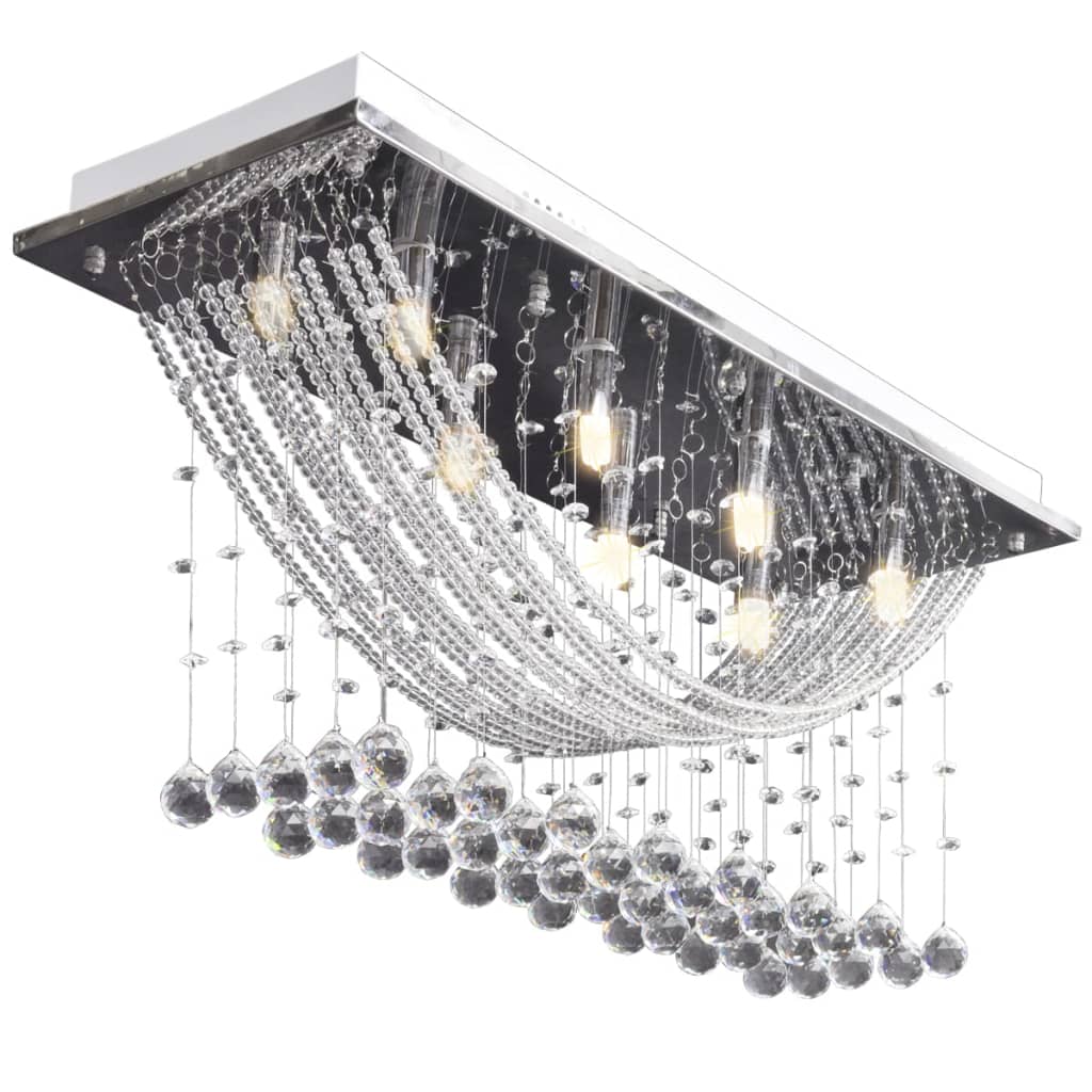 Ceiling Lap with Glittering Glass Crystal Beads G9