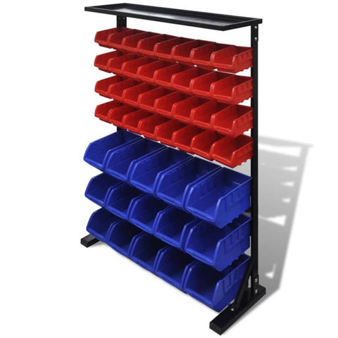 Garage Tool Organiser Blue and Red