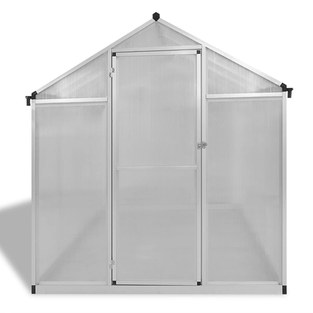 Reinforced Aluminium Greenhouse with Base Frame 4.6 mÃ‚Â²