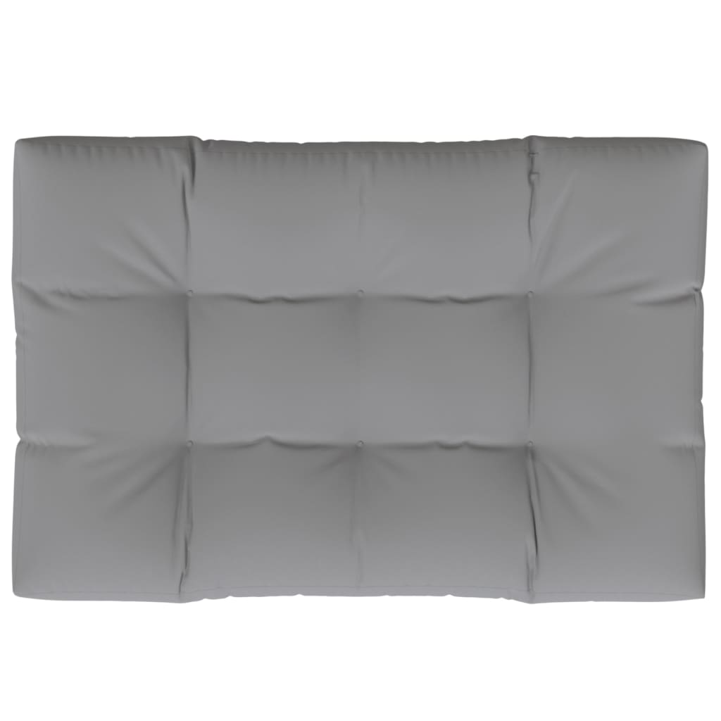 Grey Upholstered Seat Cushion