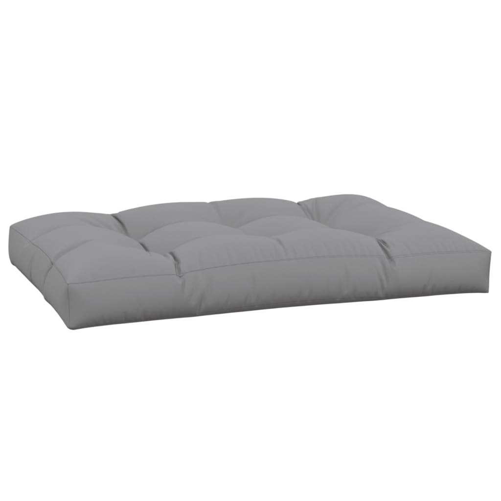 Grey Upholstered Seat Cushion