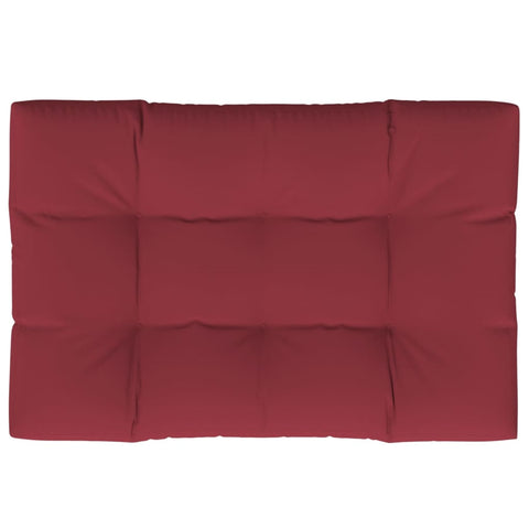 Wine Red Upholstered Seat Cushion