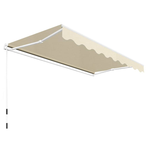 Awning Frame 4x3 m Automatic Roll-back Aluminium