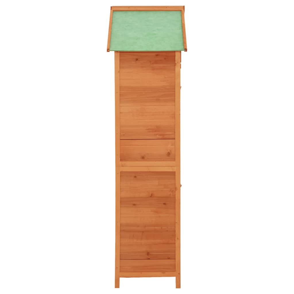 Garden Storage Cabinet Brown