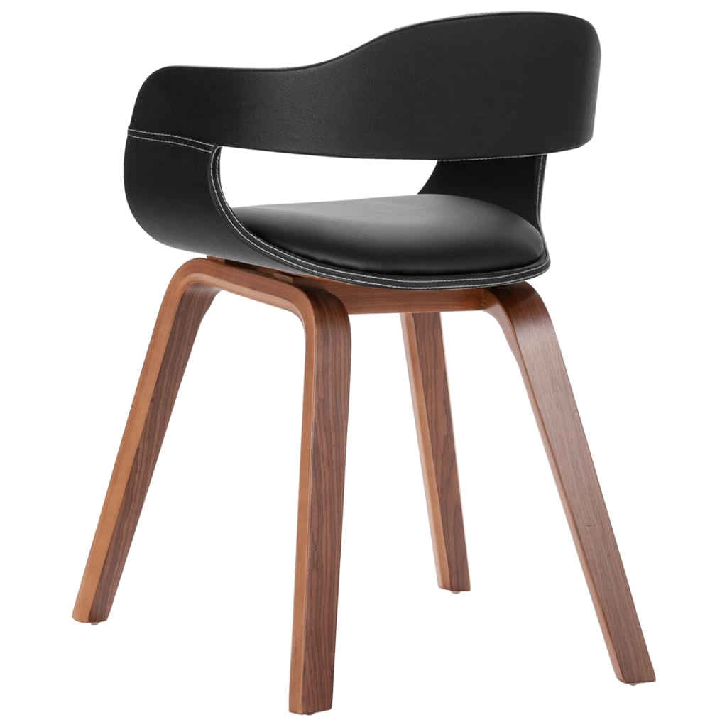 Dining Chair with Bentwood and Leather