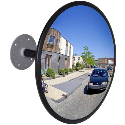 Convex Traffic Mirror Acrylic Black Indoor