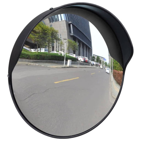 Convex Traffic Mirror PC Plastic Black Outdoor