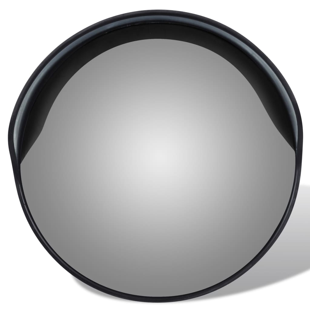 Convex Traffic Mirror PC Plastic Black Outdoor