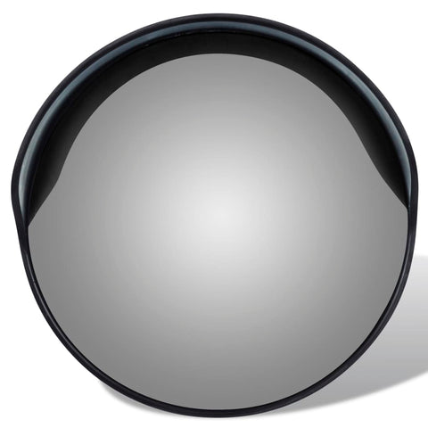 Convex Traffic Mirror PC Plastic Black Outdoor