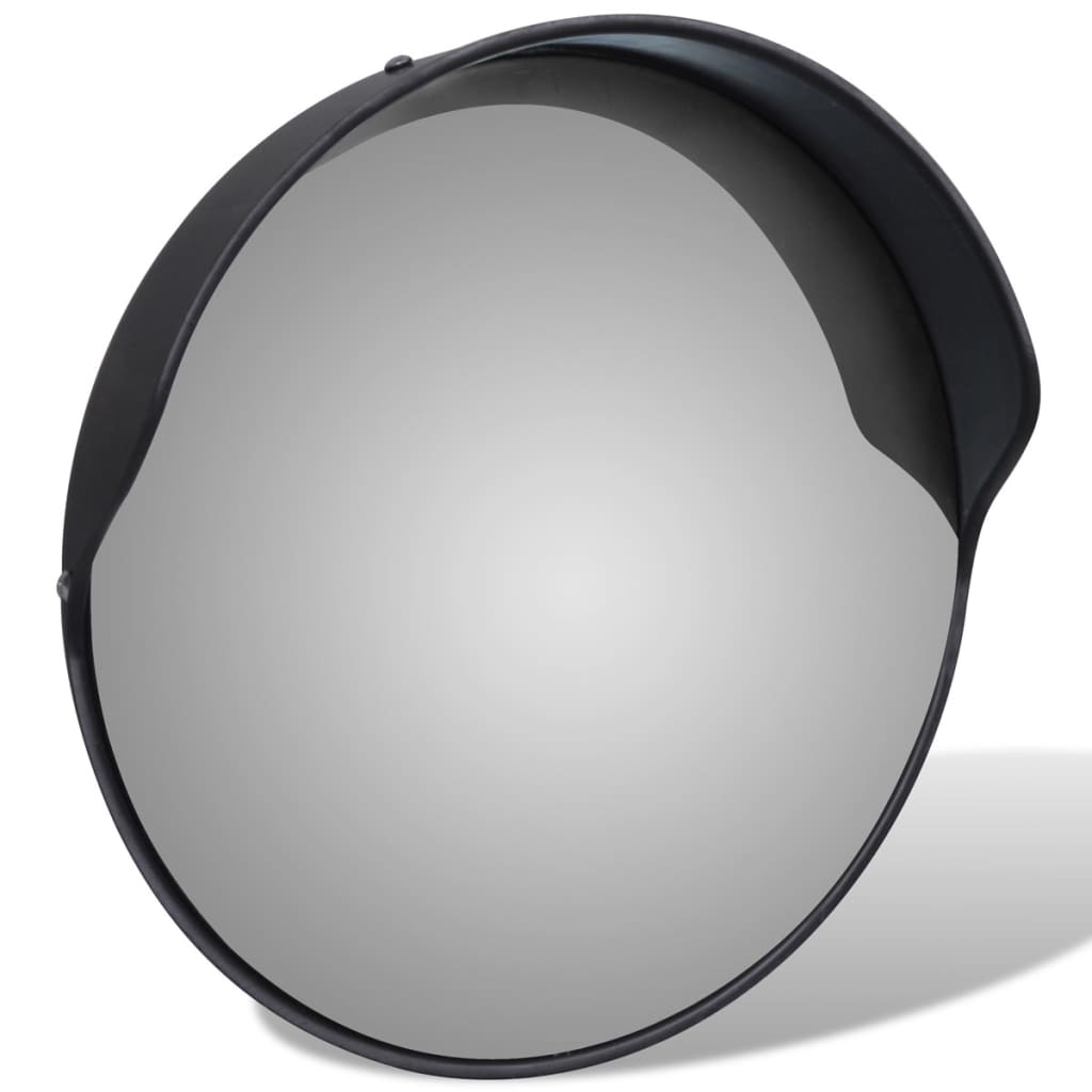 Convex Traffic Mirror PC Plastic Black Outdoor