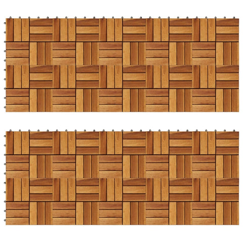 Decking Tiles  Acacia Set of 20