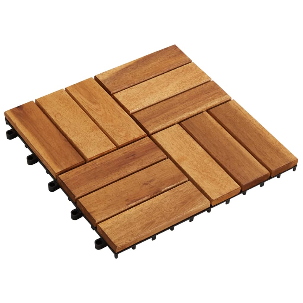 Decking Tiles  Acacia Set of 20