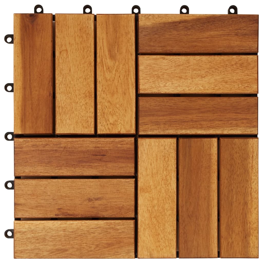 Decking Tiles  Acacia Set of 20