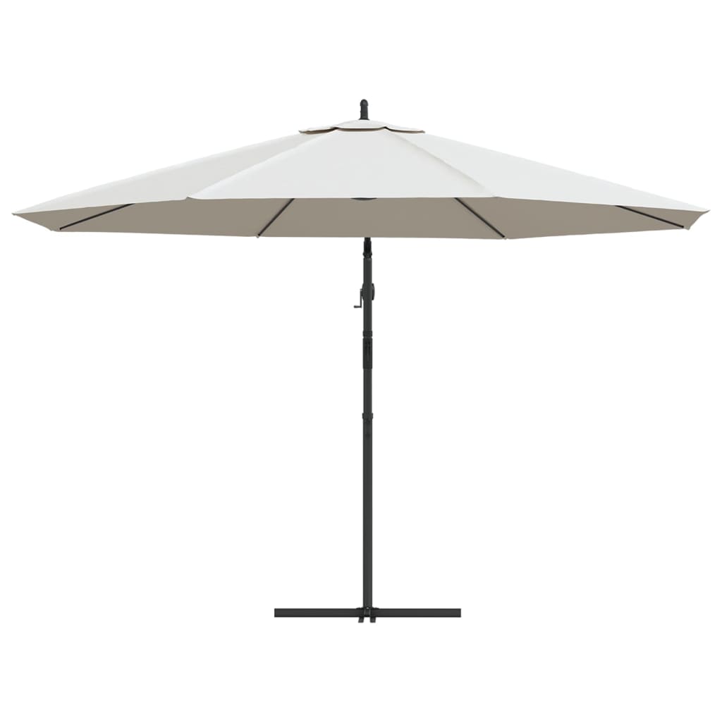 Cantilever Umbrella 3.5 m Sand White