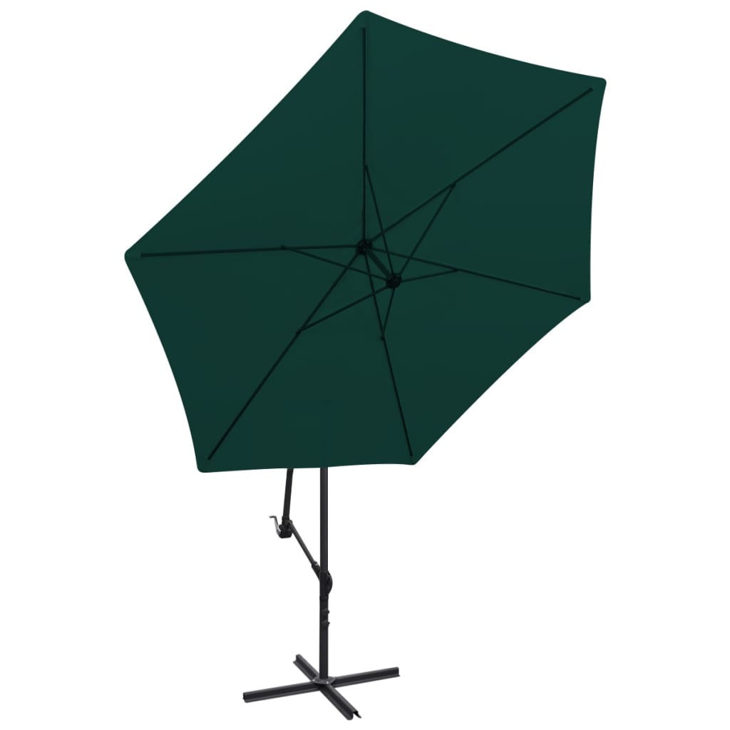 Cantilever Umbrella 3 m Green