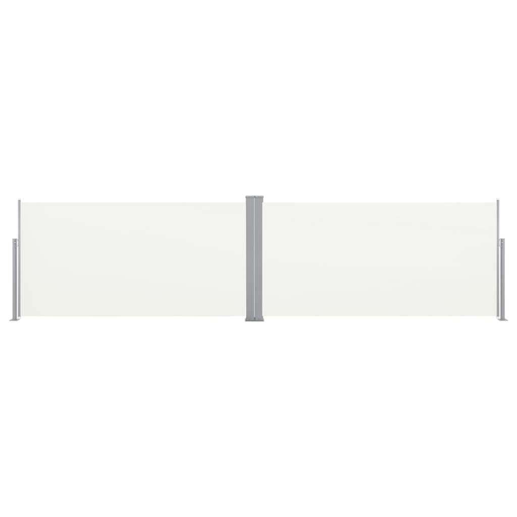 Retractable Side Awning- Cream