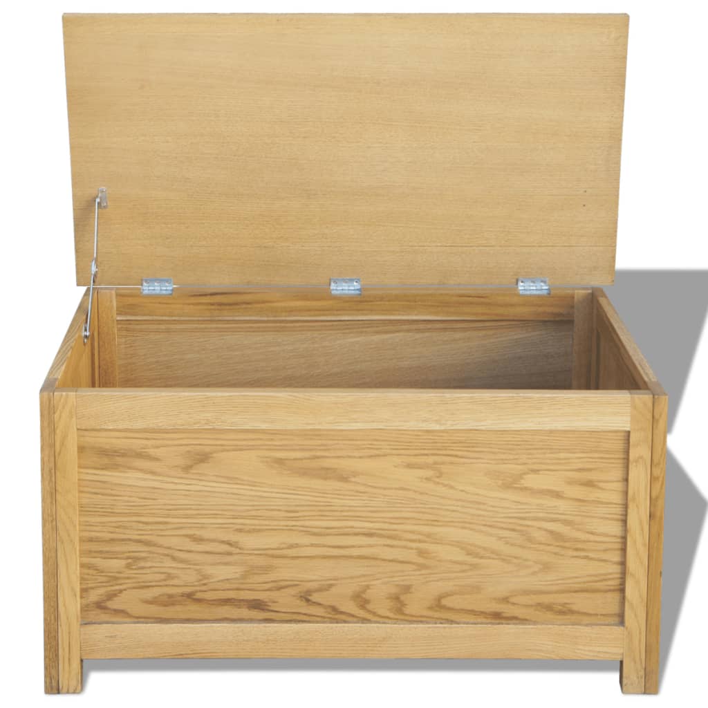 Storage Box Solid Oak Wood