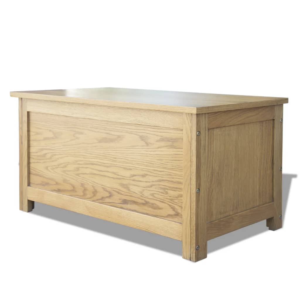 Storage Box Solid Oak Wood