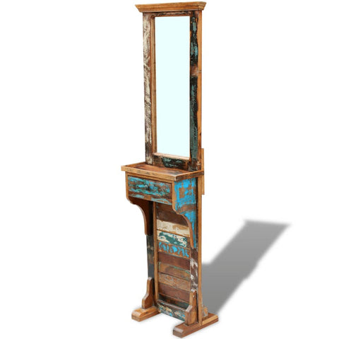 Hall Mirror Solid Reclaimed Wood