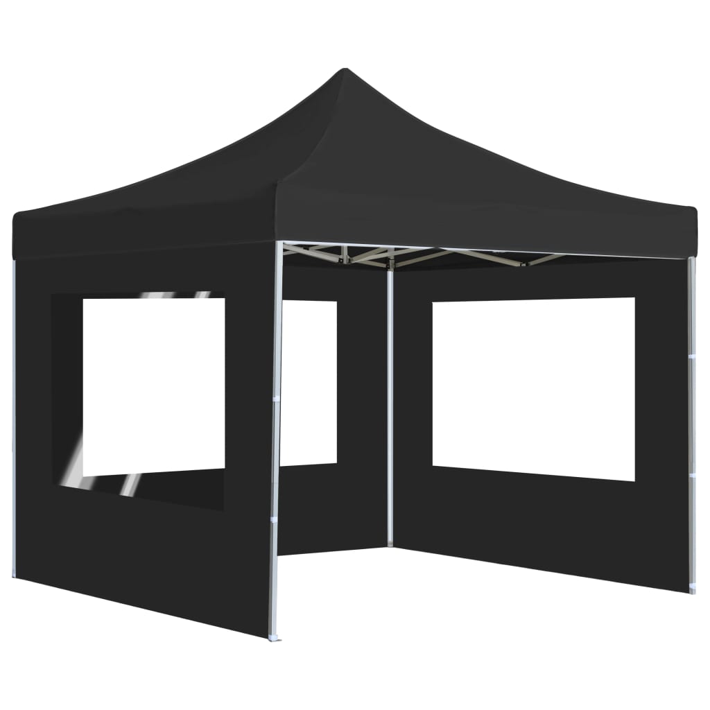 Professional Folding Party Tent with Walls Aluminium Anthracite